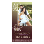 Sunset Dandelion Garden Floral Photo Save the Date Photo Card