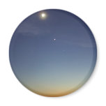 Sunset Evening Moon Stars Refrigerator Magnets