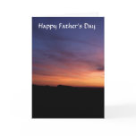 Sunset Father's Day Card
