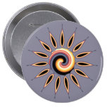 Sunset Flower Pin