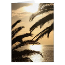Sunset Greeting Card