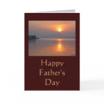 Sunset Happy Father's Day Card
