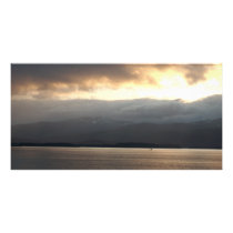 Sunset in Alaska photo Photo Card Template