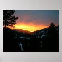 Sunset in California Print