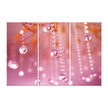 Sunset in Crystal Canvas Print