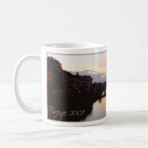 Sunset in Florence Italy Mugs