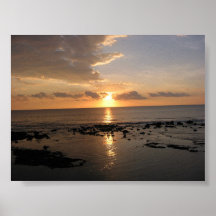 Sunset in Hawaii Posters