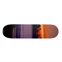 Sunset In La Jolla  Skate Board Deck