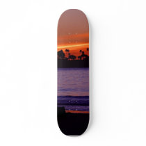 Sunset In La Jolla  Skate Board Deck