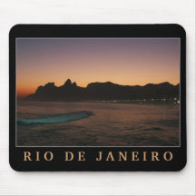 "Sunset in Rio de Janeiro" mousepad