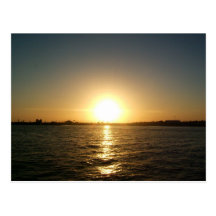 sunset in tampa florida postcards