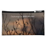 Sunset in the Background; Customizable Cosmetic Bag