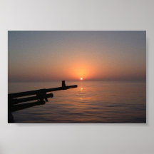 SUNSET IN THE GULF POSTER