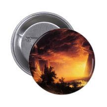 Sunset in the Yosemite Valley Pinback Buttons