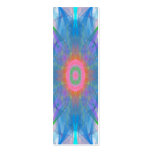 sunset kaleidoscope bookmark business card template