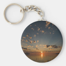 sunset keychain