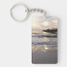 Sunset Keychain Two Sided