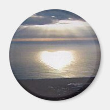 Sunset Love Magnet