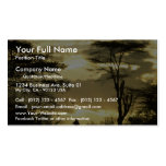 Sunset near Yabelo from the Forest Business Card Template