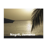 Sunset: Negril, Jamaica Postcard