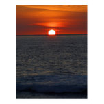Sunset Ocean Postcard