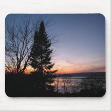 Sunset on Christmas Eve Mousepad