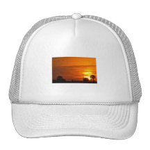 Sunset on Fire Hat