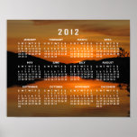 Sunset on Fox Lake; 2012 Calendar Print
