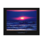 Sunset on Panama City Beach postcard