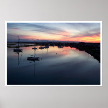 Sunset on the Bass River Posters