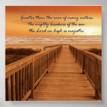 Sunset on the Beach Posters