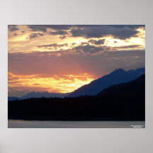 Sunset on the Inside Passage II Poster