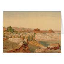 Sunset on the Kanab Desert. Card