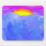 sunset on the ocean mouse pad