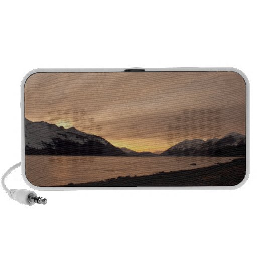 Sunset Over Cannery Bay Notebook Speakers