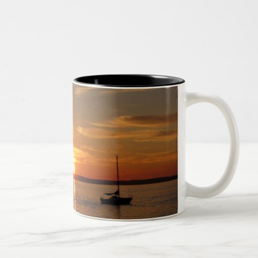 Sunset Over Lummi Island Mug