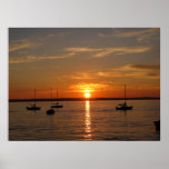 Sunset Over Lummi Island Posters