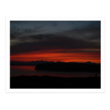Sunset over Puget Sound Post Cards
