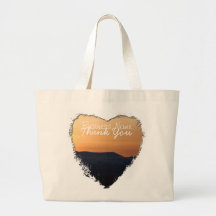 Sunset Over Snowy Mountains; Promotional Bags