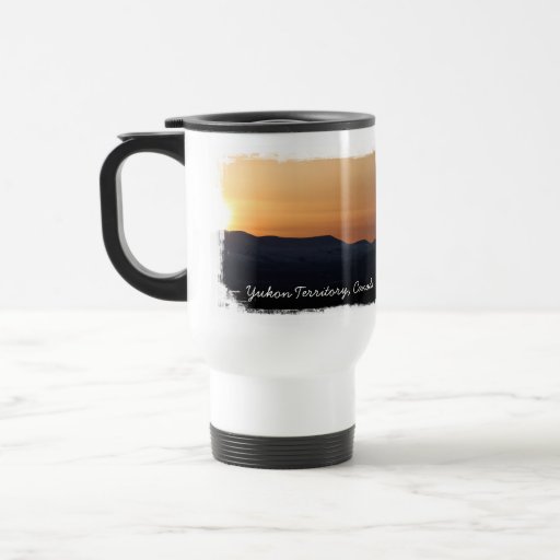 Sunset Over Snowy Mountains; Yukon Souvenir Mug