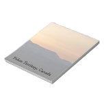 Sunset Over Snowy Mountains; Yukon Souvenir Scratch Pads