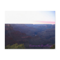 Sunset over the Grand Canyon Postcard