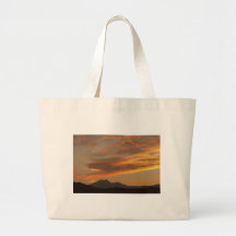Sunset  over the Twin Peaks Tote Bag