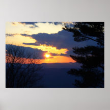 Sunset- Pendleton County, West Virginia Posters