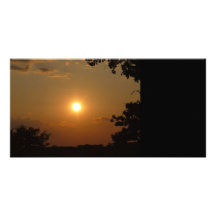 Sunset Photo Card