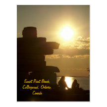 Sunset Point Beach, Collingwood, Onta... Postcard