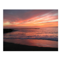 Sunset postcard postcards
