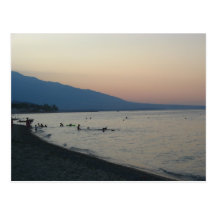 Sunset postcard
