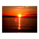 Sunset postcard
