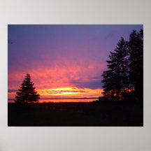 sunset print